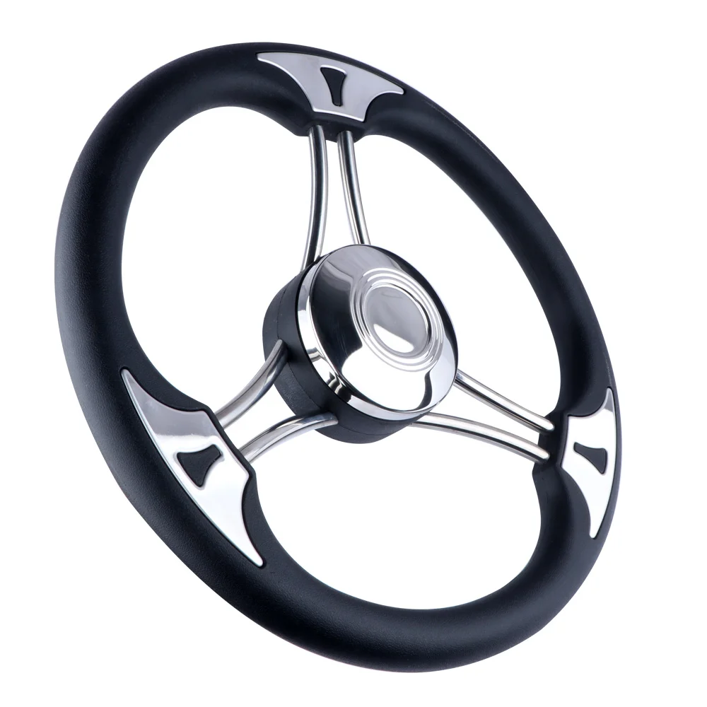 Fishing Boat Steering Wheel - Volante Marinho De Aço Inoxidável, 3